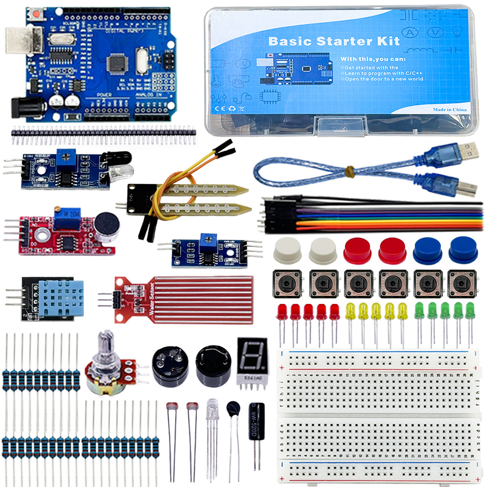 Hydration Sensor Skin - Podstawowy zestaw elektroniczny dla Arduino Uno