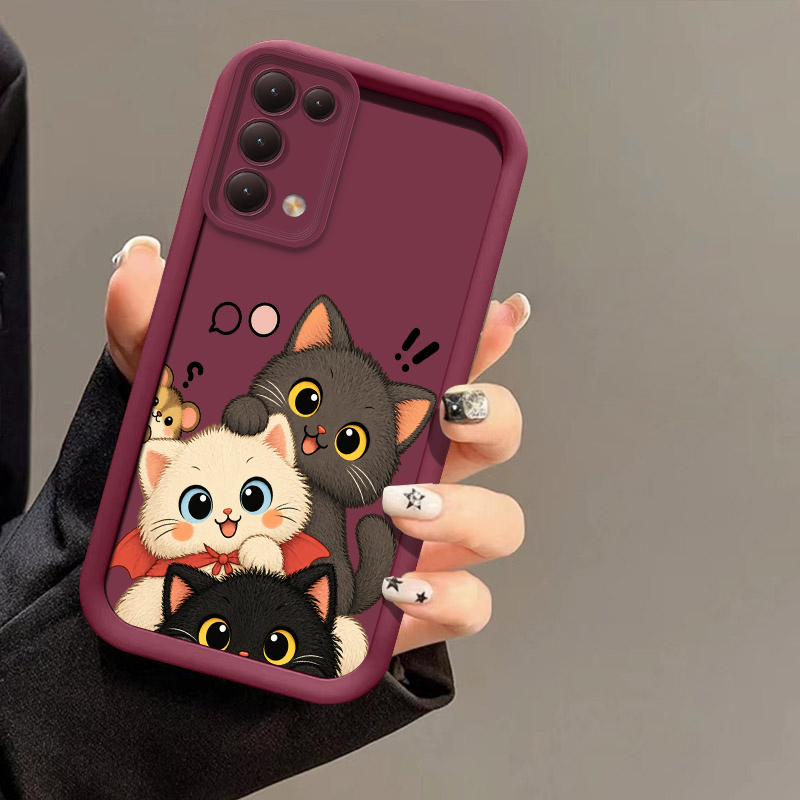 Realme Note 50 - Etui na telefon z motywem kota,